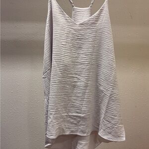 Zenana Outfitters Textured Bone-colored Tank Top